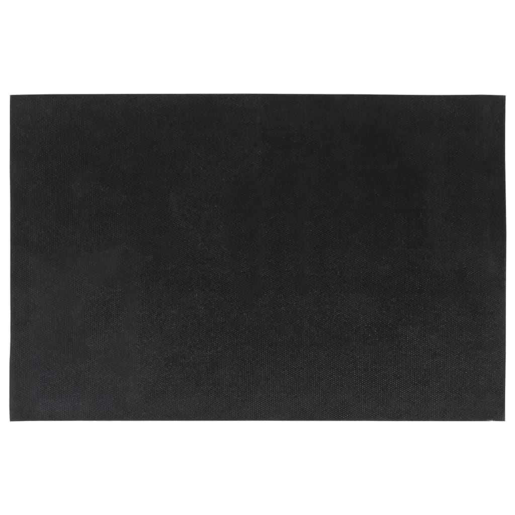 Vidaxx paillassons 2 pcs 40x60 cm tufté fibre de coco gris foncé