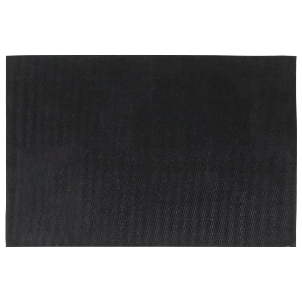 Vidaxx paillassons 5 pcs 40x60 cm tufté fibre de coco gris foncé