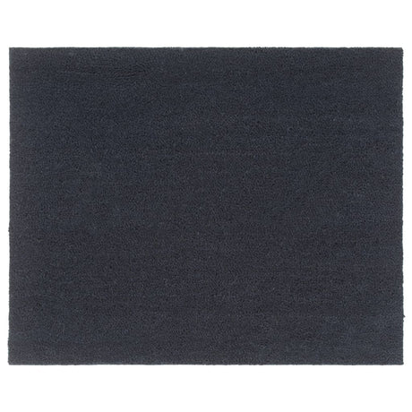 VidaXL Paillasson 80x100 cm fibre de coco touffetée gris foncé