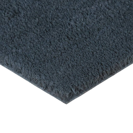 VidaXL Paillasson 80x100 cm fibre de coco touffetée gris foncé