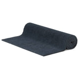 Vidaxx paillasson 100x200 cm tufté fibre de coco gris foncé