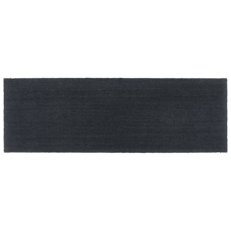Vidaxx paillasson 100x300 cm tufté fibre de coco gris foncé