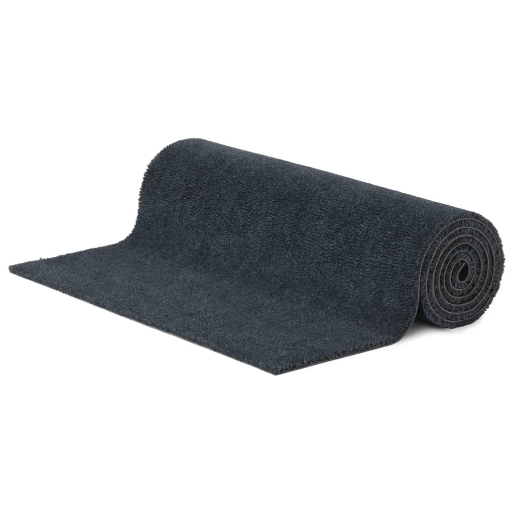 Vidaxx paillasson 100x300 cm tufté fibre de coco gris foncé