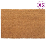 Vidaxl Doormats 5 St 40x60 cm tufted kokosnødfiber naturlig