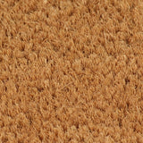 Vidaxx paillasson semi-circulaire 60x90 cm tufté fibre de coco naturel
