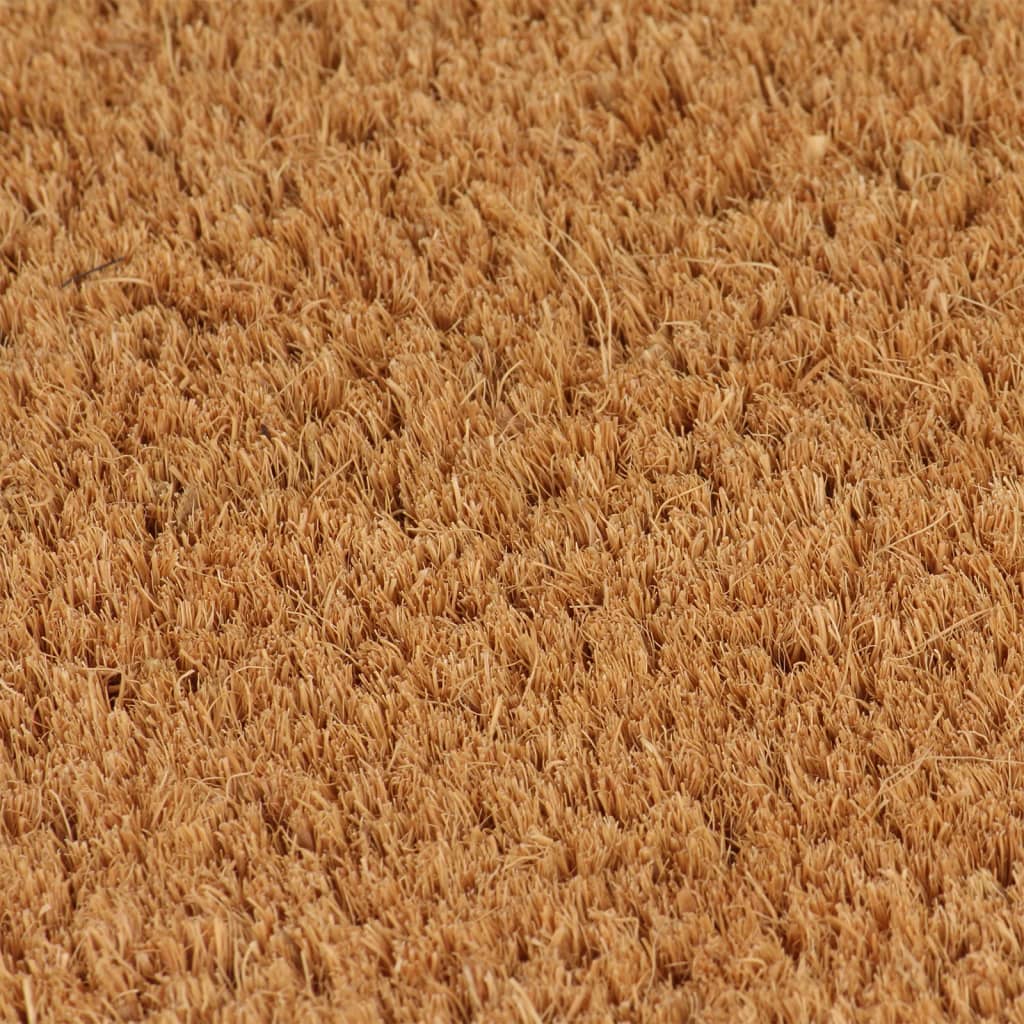 Vidaxl Doormat 80x100 cm tuftet kokosnødfiber naturlig