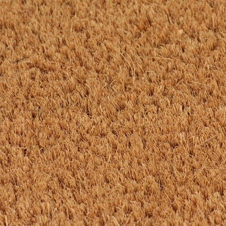 VidaXL Paillasson 80x100 cm fibre de coco touffetée naturelle