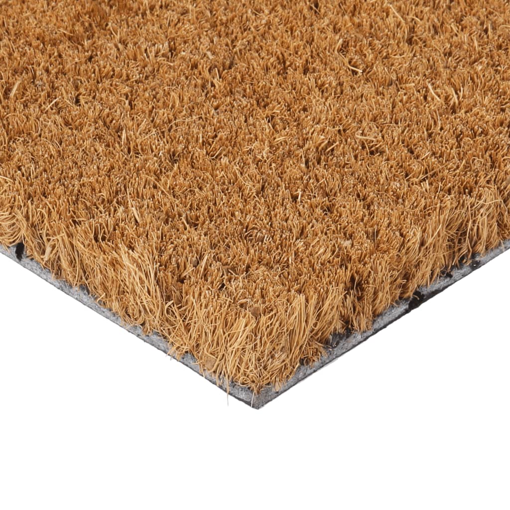 Vidaxl Doormat 40x60 cm huet Kokosnossfaser natierlech