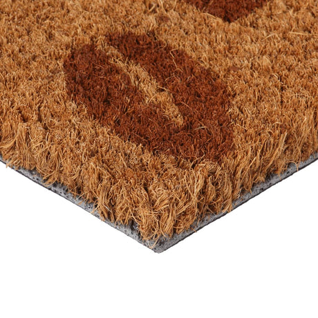 VidaXL Paillasson 40x60 cm fibre de coco touffetée naturelle