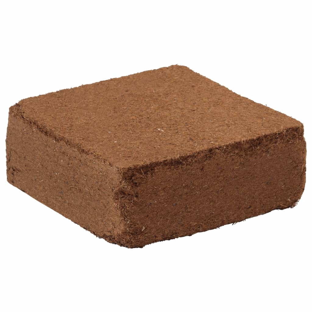 Blocs de fibre de coco VidaXL 2 pcs 5 kg chacun 10 kg au total