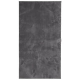 VidaXL tapis huarte poils courts doux lavable 60x110 cm anthracite