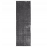 VidaXL tapis huarte poils courts doux lavable 80x250 cm anthracite