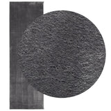 VidaXL tapis huarte poils courts doux lavable 80x250 cm anthracite