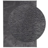 VidaXL tapis huarte poils courts doux lavable 120x170 cm anthracite