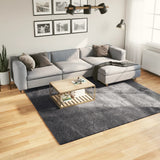 VidaXL tapis huarte poils courts doux lavable 240x240 cm anthracite