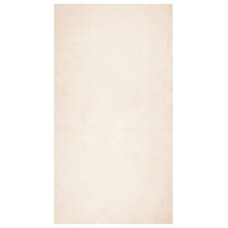 VidaXL tapis huarte poils courts doux lavable 60x110 cm beige