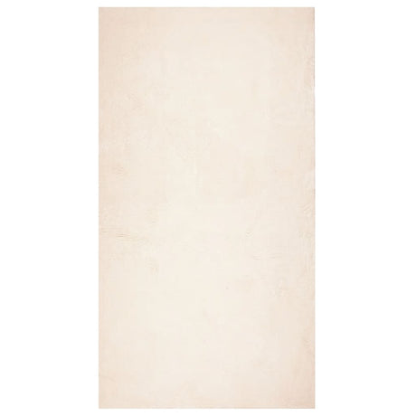 VidaXL tapis huarte poils courts doux lavable 80x150 cm beige
