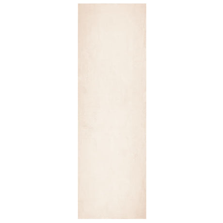 VidaXL tapis huarte poils courts doux lavable 80x250 cm beige