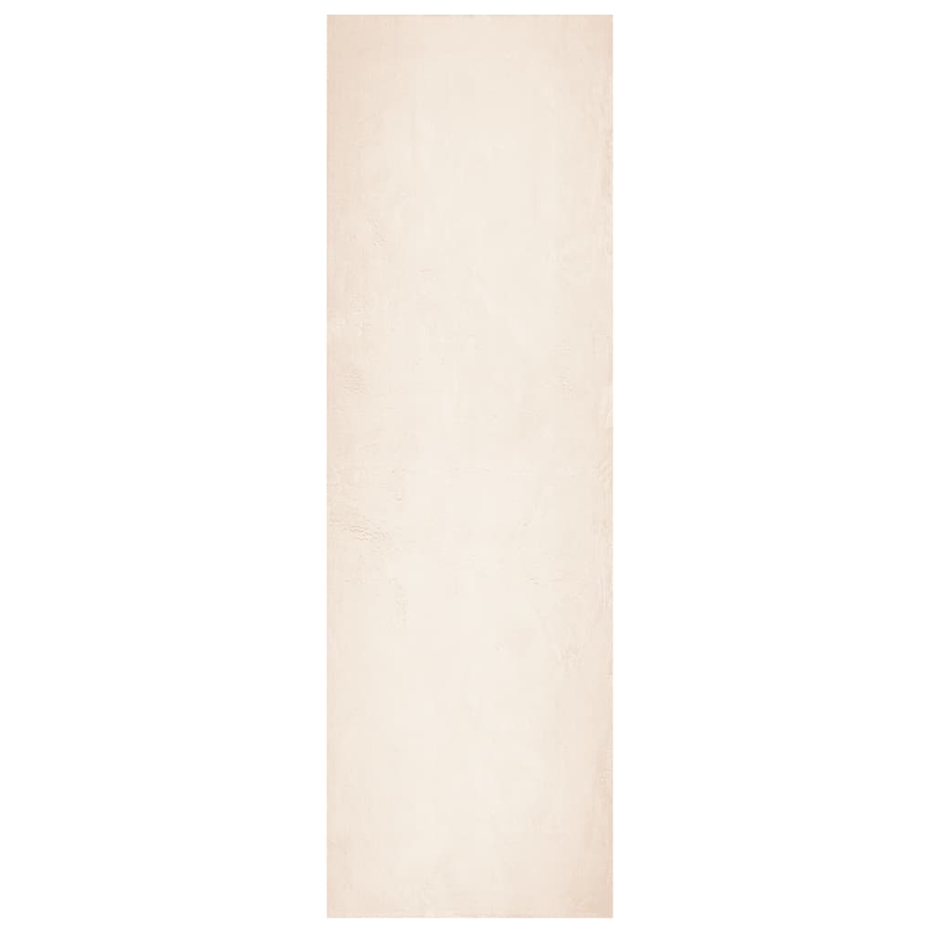 Vidaxl Rug Huarte Low -pole Soft omyvatelné 80x250 cm beige