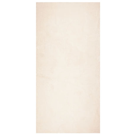 VidaXL tapis huarte poils courts doux lavable 100x200 cm beige