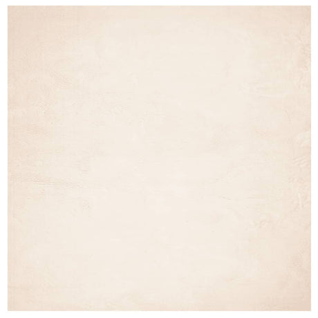VidaXL tapis huarte poils courts doux lavable 120x120 cm beige