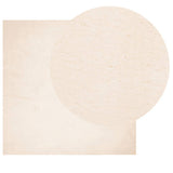 VidaXL tapis huarte poils courts doux lavable 160x160 cm beige