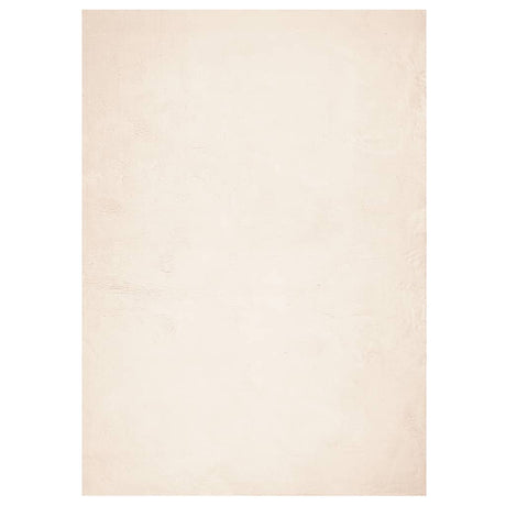 VidaXL tapis huarte poils courts doux lavable 160x230 cm beige