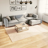 VidaXL tapis huarte poils courts doux lavable 200x280 cm beige
