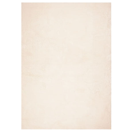 VidaXL Tapis HUARTE poils courts doux lavable 240x340 cm beige