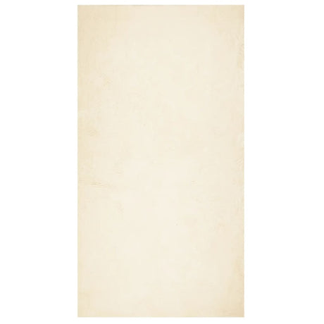 Vidaxx tapis huarte poils courts doux lavable 60x110 cm crème
