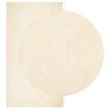Vidaxx tapis huarte poils courts doux lavable 60x110 cm crème