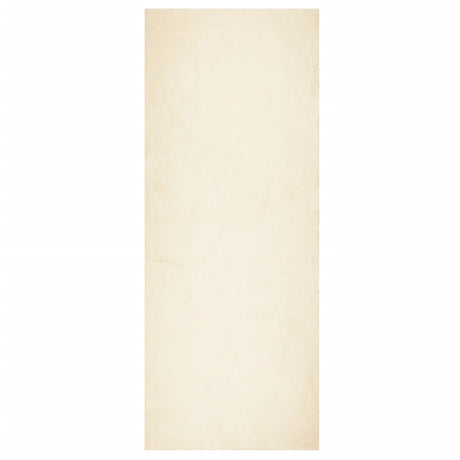VidaXL Tapis HUARTE poils courts doux lavable 80x200 cm crème