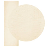 Vidaxx tapis huarte poils courts doux lavable 80x250 cm crème