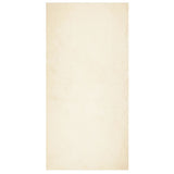 Vidaxx tapis huarte poils courts doux lavable 100x200 cm crème