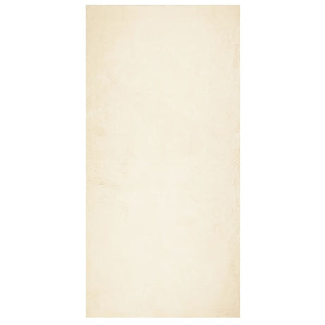 Vidaxx tapis huarte poils courts doux lavable 100x200 cm crème