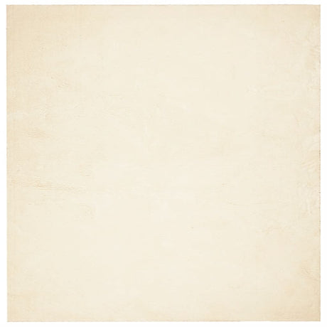 VidaXL tapis huarte poils courts doux lavable 120x120 cm crème
