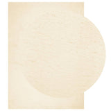 VidaXL tapis huarte poils courts doux lavable 140x200 cm crème