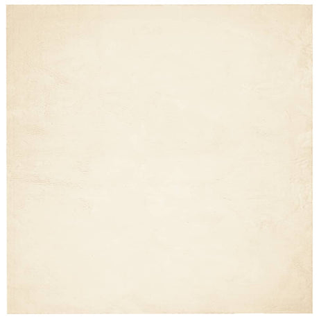 VidaXL tapis huarte poils courts doux lavable 200x200 cm crème