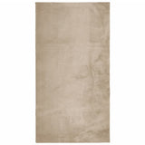 Vidaxx tapis huarte poils courts doux lavable 60x110 cm couleur sable