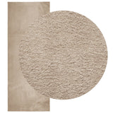 Vidaxx tapis huarte poils courts doux lavable 80x200 cm couleur sable
