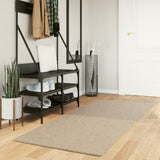 Vidaxx tapis huarte poils courts doux lavable 80x200 cm couleur sable