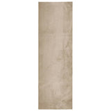 Vidaxx tapis huarte poils courts doux lavable 80x250 cm couleur sable