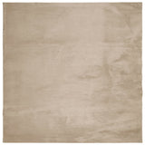 Vidaxx tapis huarte poils courts doux lavable 120x120cm couleur sable