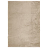 Vidaxx tapis huarte poils courts doux lavable 120x170cm couleur sable