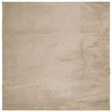 Vidaxx tapis huarte poils courts doux lavable 240x240cm couleur sable