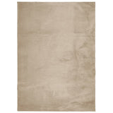 VidaXL Tapis HUARTE poils courts doux lavable 240x340cm couleur sable