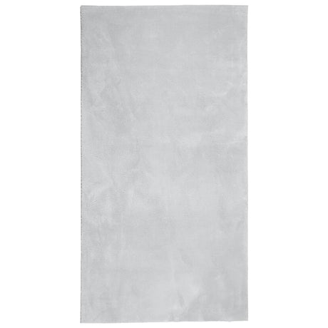 Vidaxx tapis huarte poils courts doux lavable 60x110 cm gris