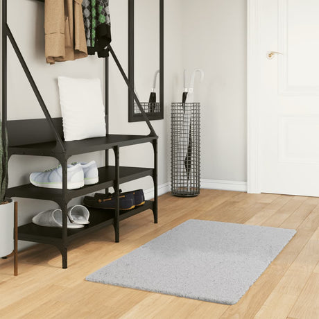Vidaxx tapis huarte poils courts doux lavable 60x110 cm gris