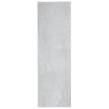 Vidaxl rug Huarte low -pole soft washable 80x250 cm gray