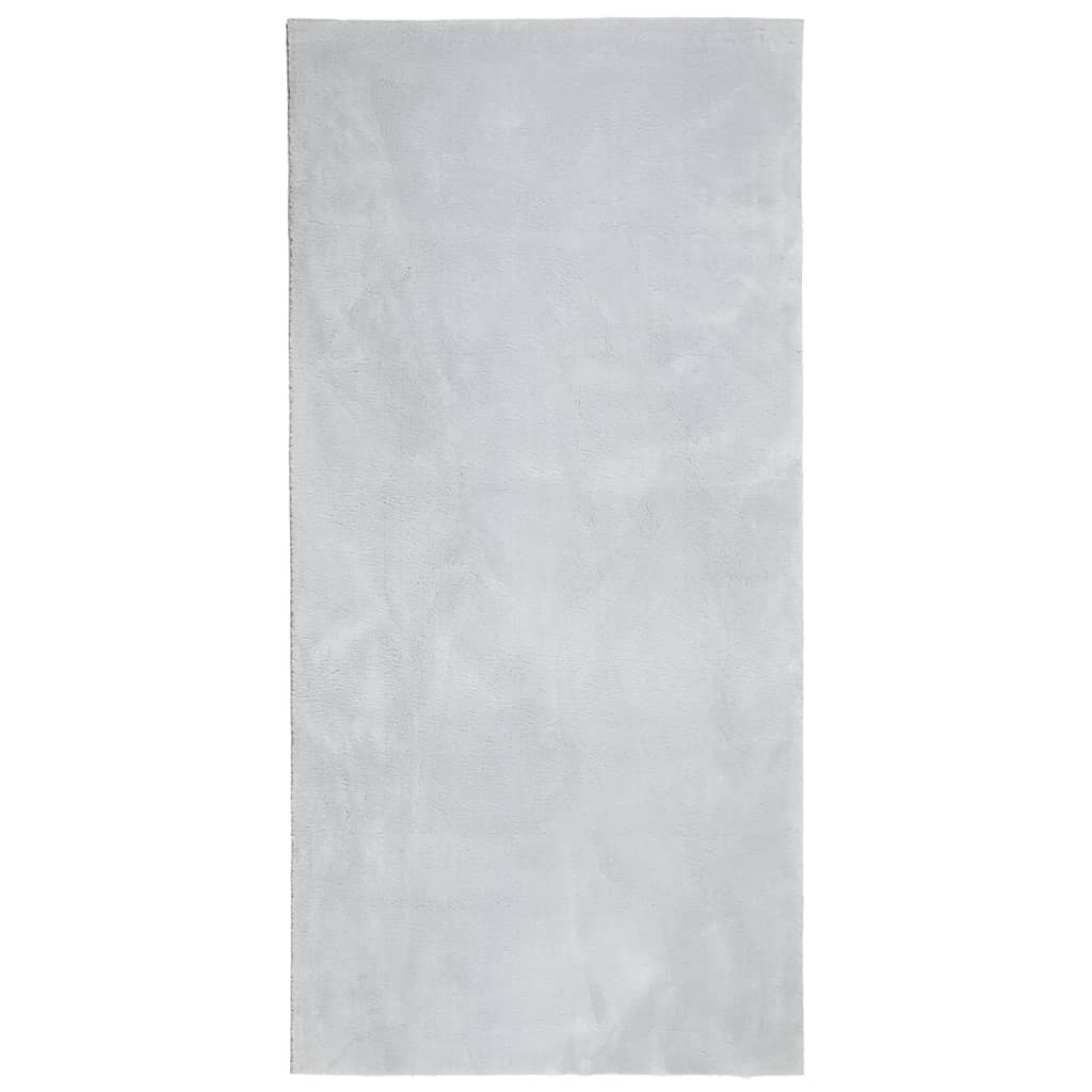 Vidaxx tapis huarte poils courts doux lavable 100x200 cm gris